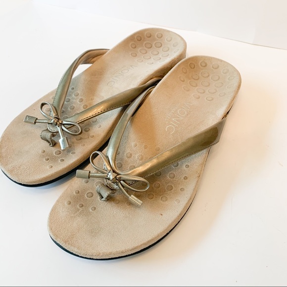 vionic bow flip flops